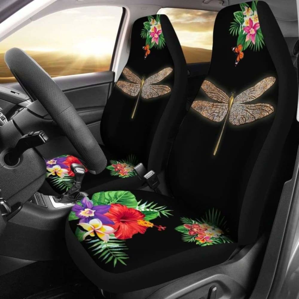 Gold Dragonfly Hawaii Car Seat Cover 135711