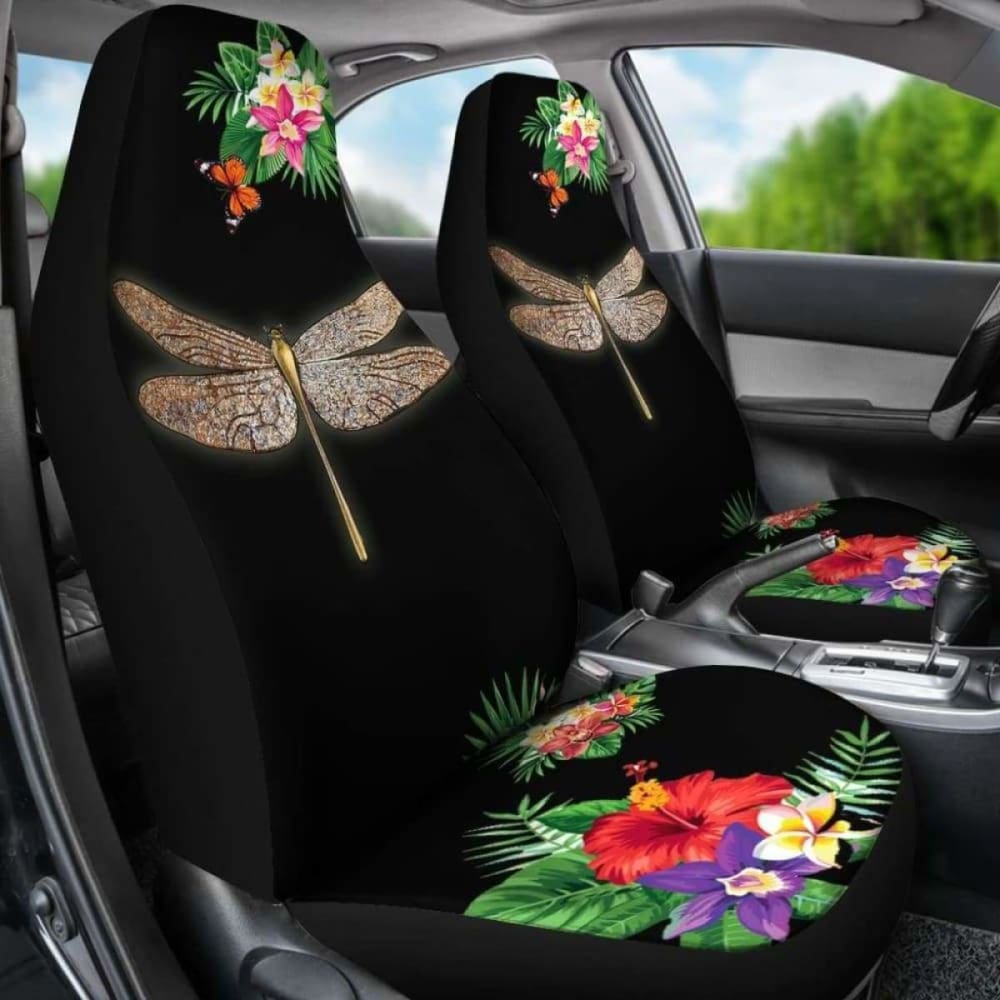 Gold Dragonfly Hawaii Car Seat Cover 135711