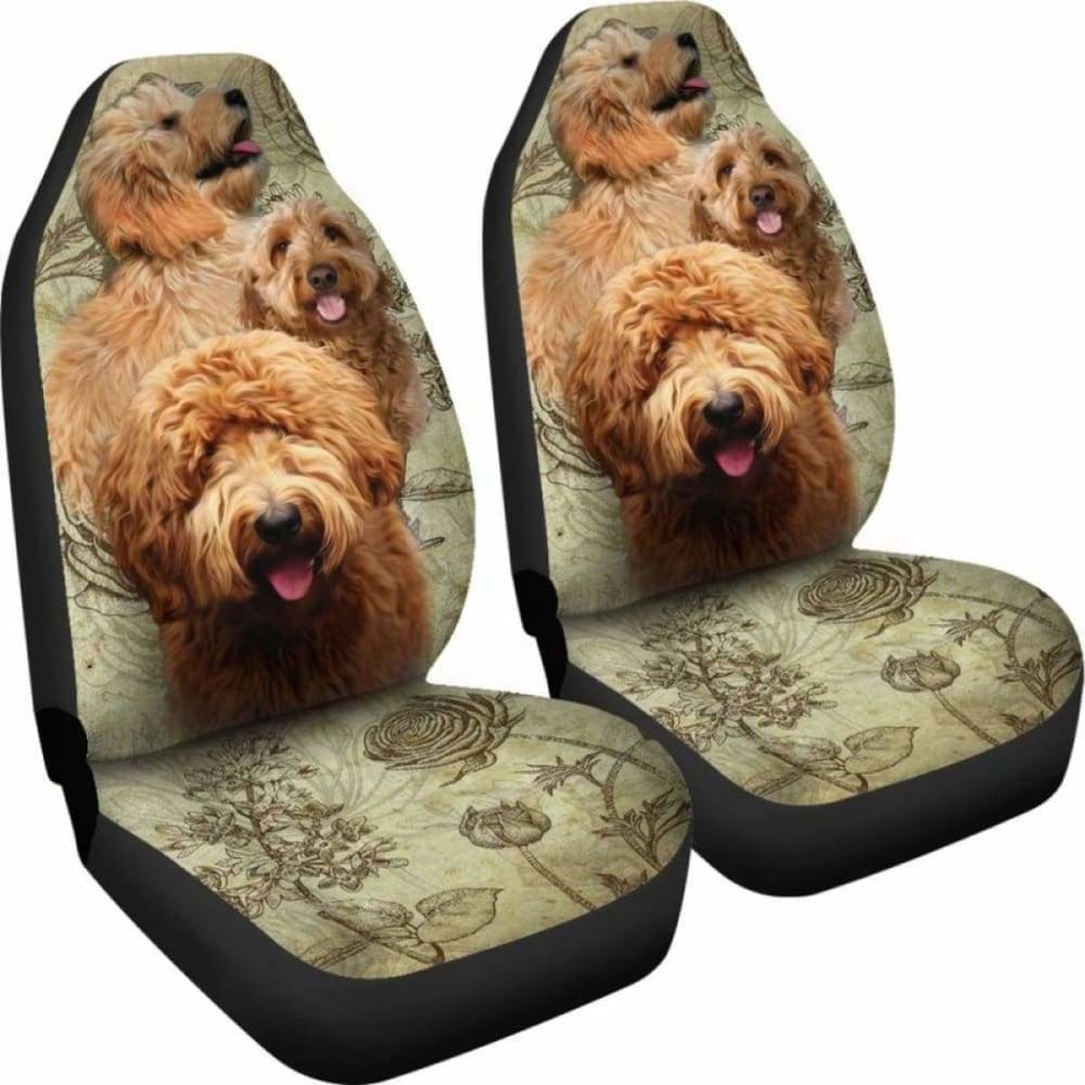 Golden Doodle Car Seat Covers 112428 - YourCarButBetter