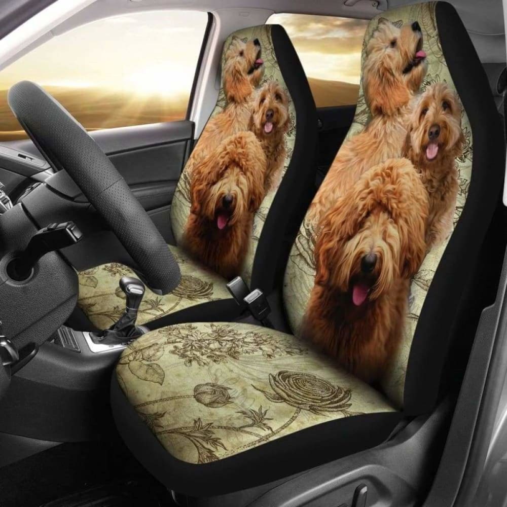 Golden Doodle Car Seat Covers 112428 - YourCarButBetter