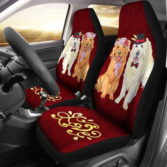 Golden Retriever Car Seat Covers 03 115106