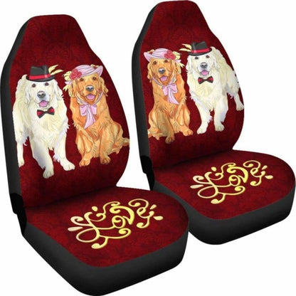 Golden Retriever Car Seat Covers 03 115106