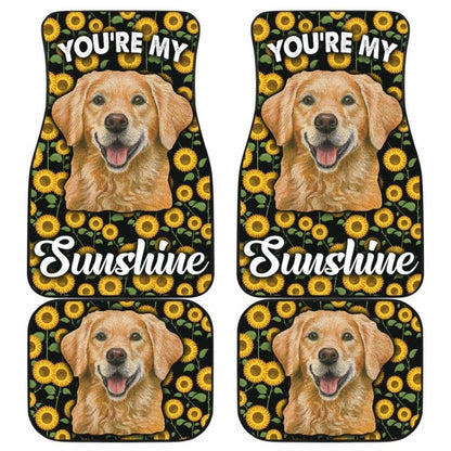 Golden Retriever Dog You’re My Sunshine Car Floor Mats 211102