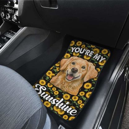 Golden Retriever Dog You’re My Sunshine Car Floor Mats 211102