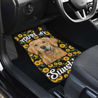 Golden Retriever Dog You’re My Sunshine Car Floor Mats 211102