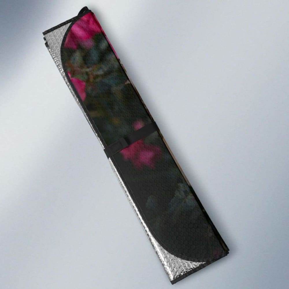 Golden Retriever Roses Hd 5K Car Sun Shade 172609 - YourCarButBetter
