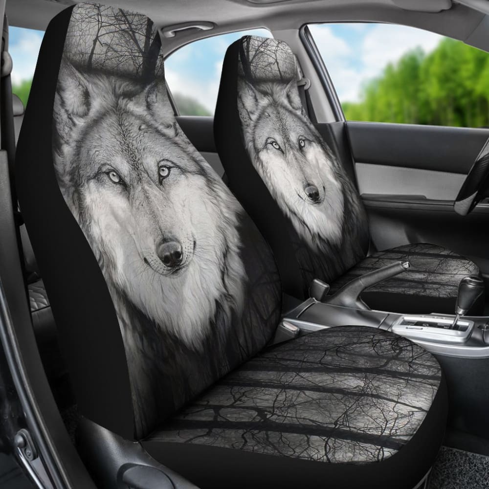 Gray Wolf Car Seat Covers 174510 - YourCarButBetter