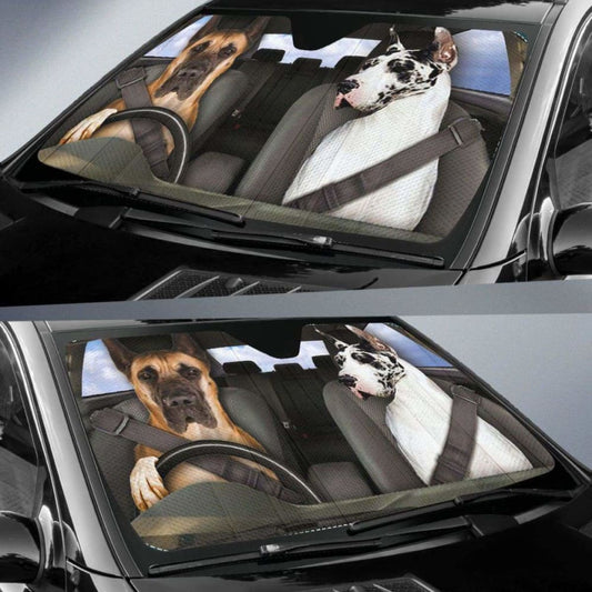 Great Dane Dogs 1 RHD - Auto Sun Shade 172609 - YourCarButBetter