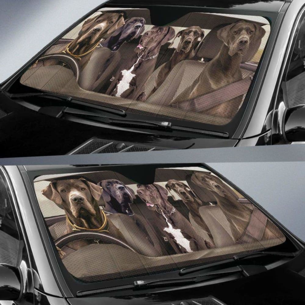 Great Dane Dogs 4 RHD - Auto Sun Shade 172609 - YourCarButBetter