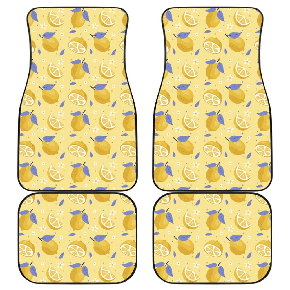 Great Pattern Lemon Car Floor Mats 211008 - YourCarButBetter