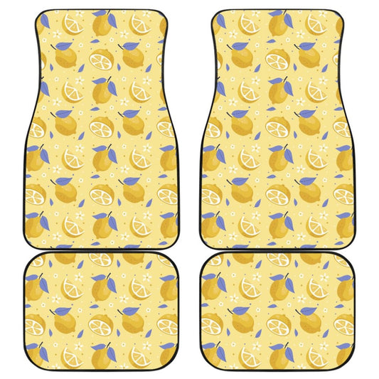 Great Pattern Lemon Car Floor Mats 211008 - YourCarButBetter