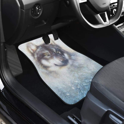 Great Wolf and Snow Car Floor Mats 212302