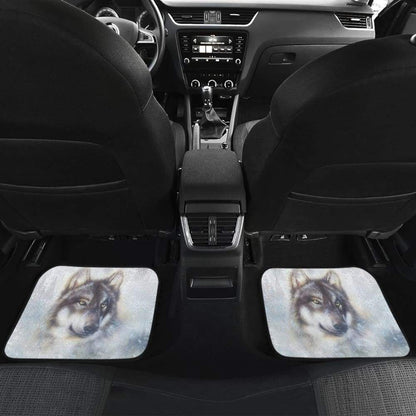 Great Wolf and Snow Car Floor Mats 212302