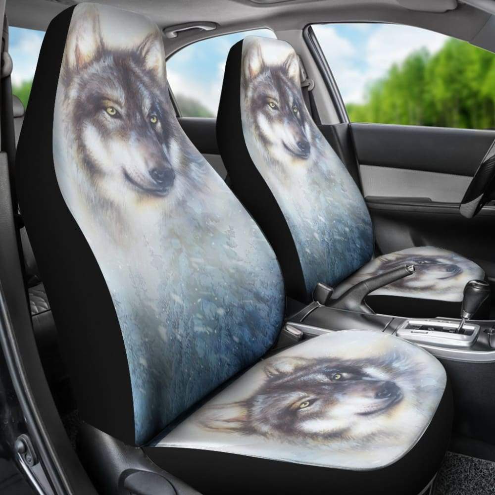 Great Wolf and Snow Car Seat Covers 212302