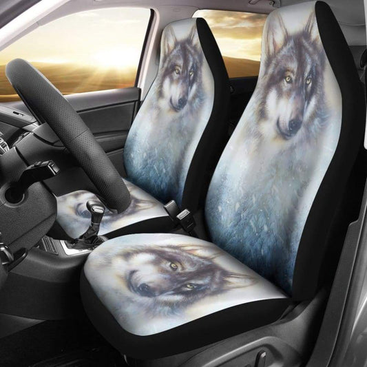 Great Wolf and Snow Car Seat Covers 212302