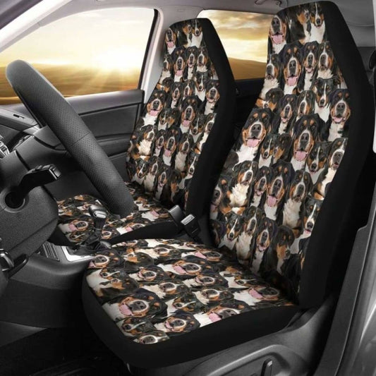 Greater Swiss Mountain Dog Full Face Car Seat Covers 090629 - YourCarButBetter
