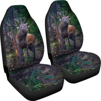 Greatest Elk in Forest Car Seat Cover 210502 - YourCarButBetter