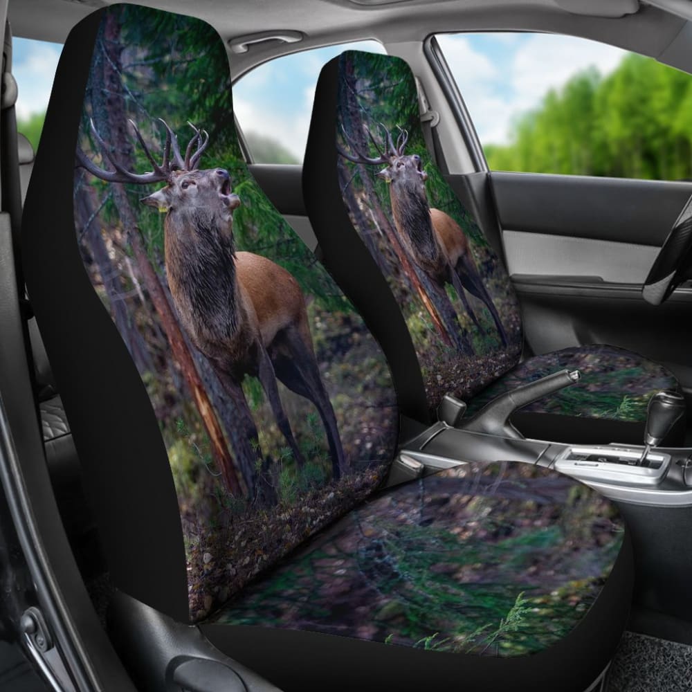 Greatest Elk in Forest Car Seat Cover 210502 - YourCarButBetter