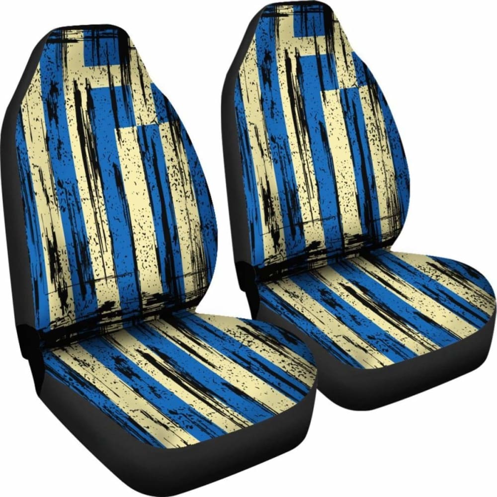Greece Grunge Flag Car Seat Cover 1 232125 - YourCarButBetter