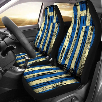 Greece Grunge Flag Car Seat Cover 1 232125 - YourCarButBetter