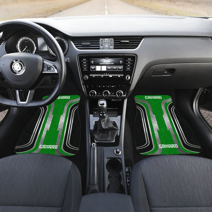 Green Black Camaro White Letter Car Accessories Car Floor Mats 210603 - YourCarButBetter