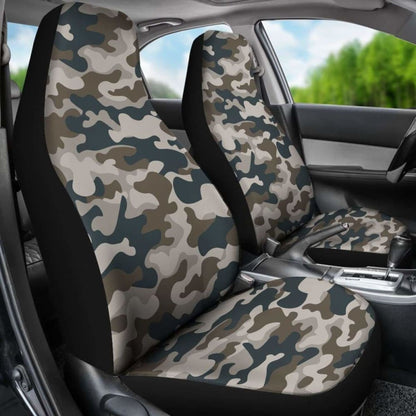 Green Brown Black Camo Car Seat Cover 112608