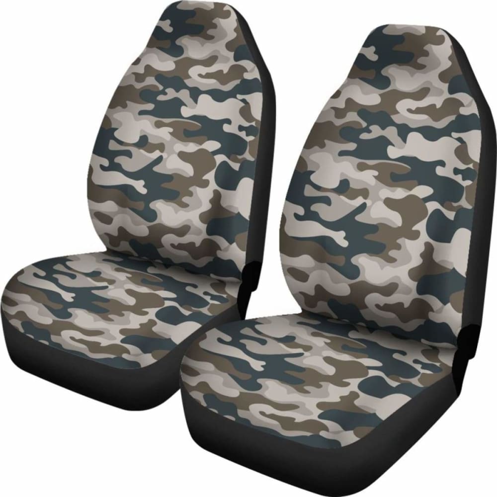 Green Brown Black Camo Car Seat Cover 112608