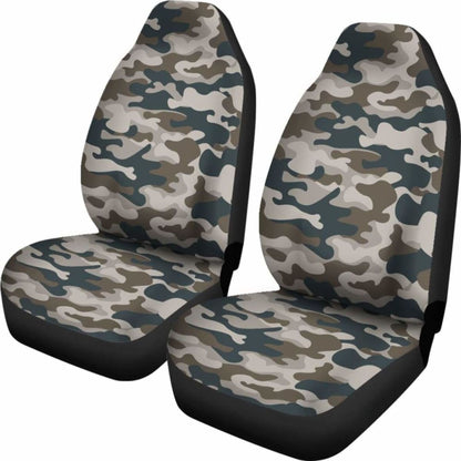 Green Brown Black Camo Car Seat Cover 112608