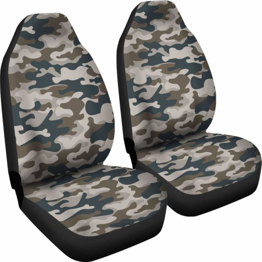 Green Brown Black Camo Car Seat Cover 112608