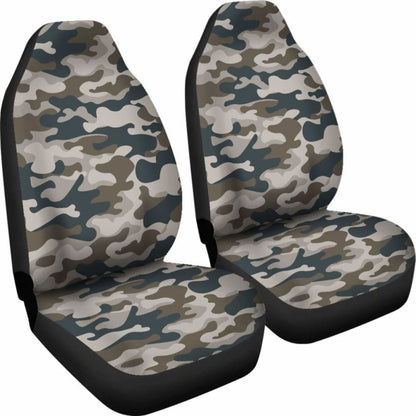 Green Brown Black Camo Car Seat Cover 112608
