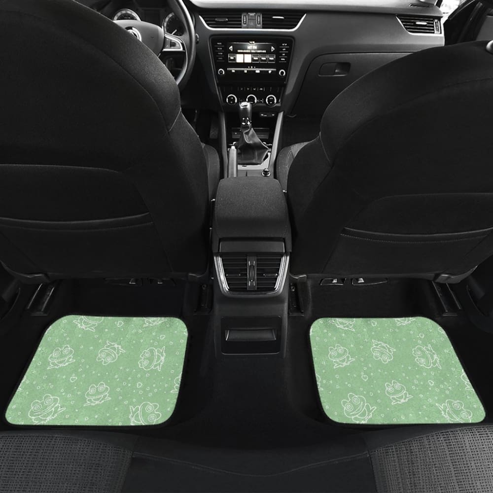 Green Frog Design Car Floor Mats 211507 - YourCarButBetter