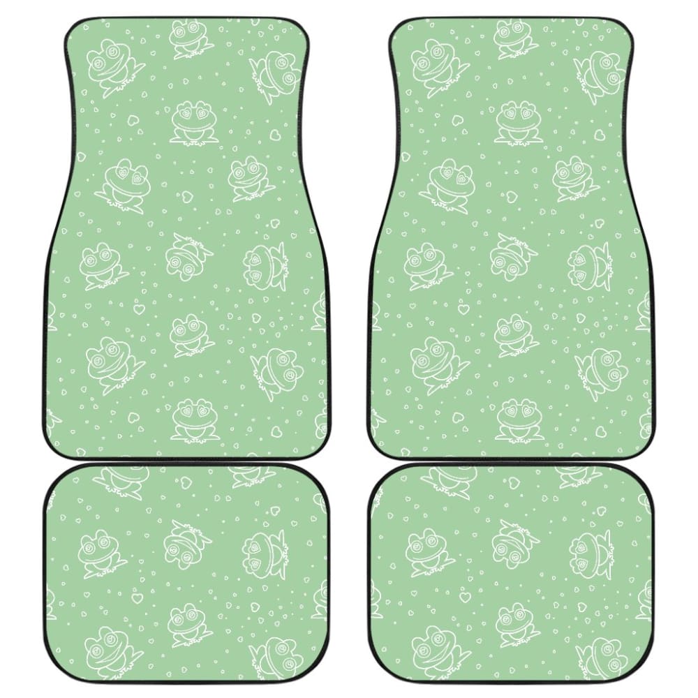 Green Frog Design Car Floor Mats 211507 - YourCarButBetter