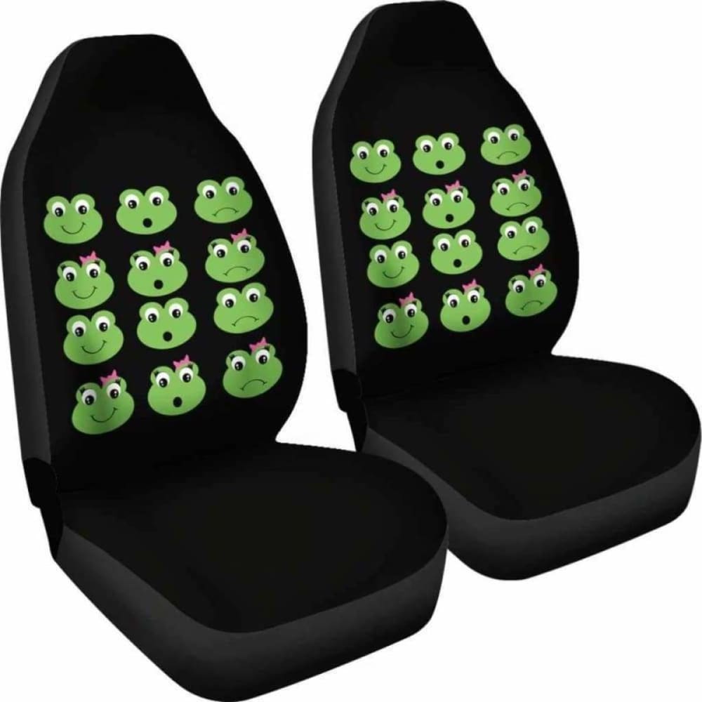 Green Frogs Car Seat Covers 154230 - YourCarButBetter