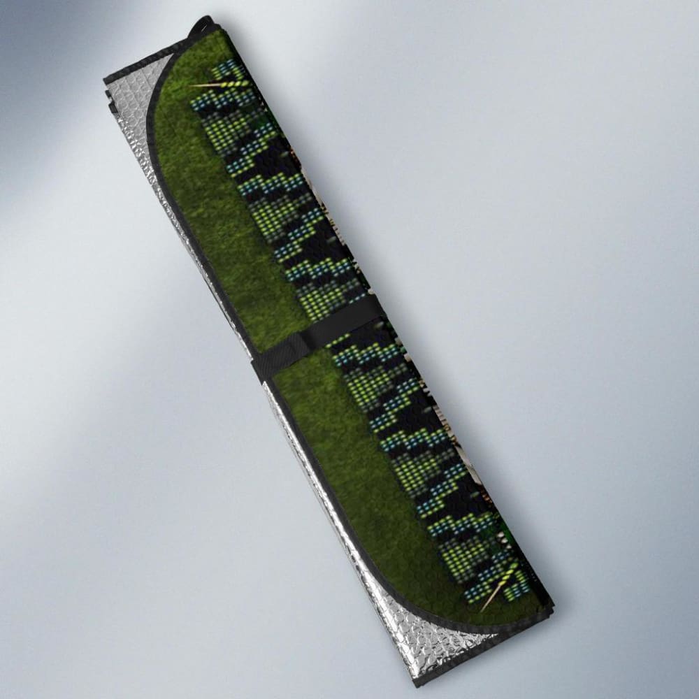 Green Mandala Native American Pride Auto Sun Shades 093223 - YourCarButBetter