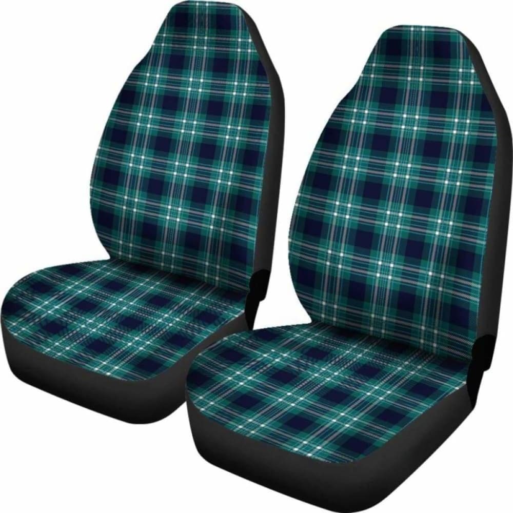 Green Plaid Car Seat Covers 105905 - YourCarButBetter