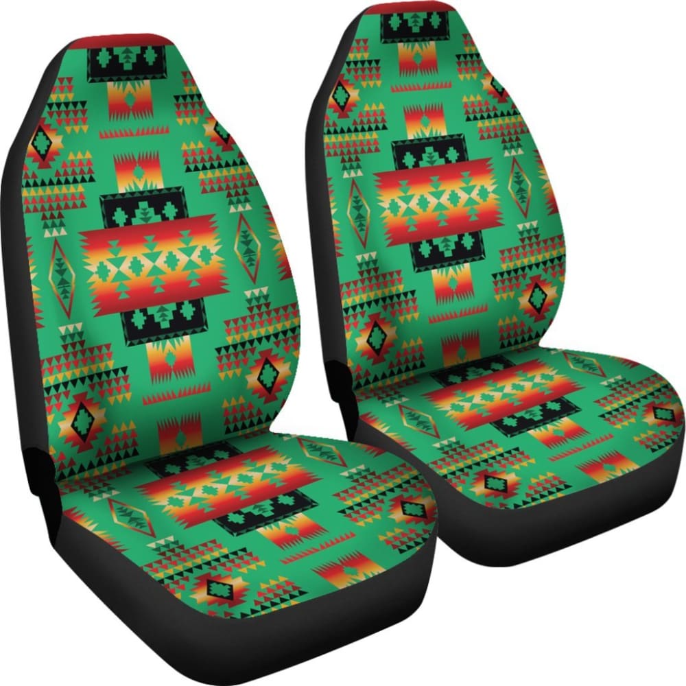 Green Tribe Native American Car Seat Covers 093223 - YourCarButBetter