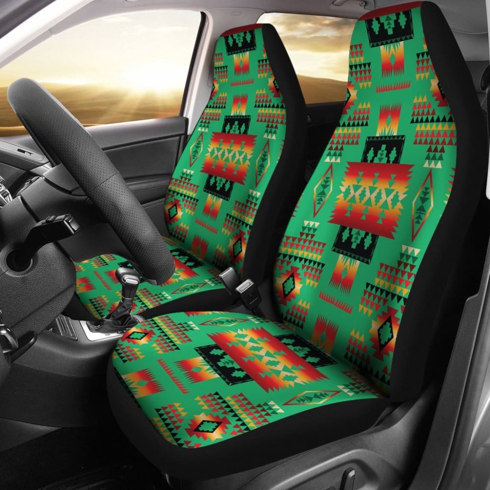 Green Tribe Native American Car Seat Covers 093223 - YourCarButBetter