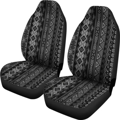 Grey Boho Aztec Car Seat Covers 110424 - YourCarButBetter