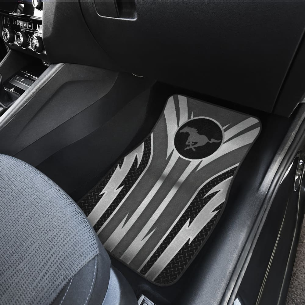Grey Mustang Car Floor Mats 210501 - YourCarButBetter