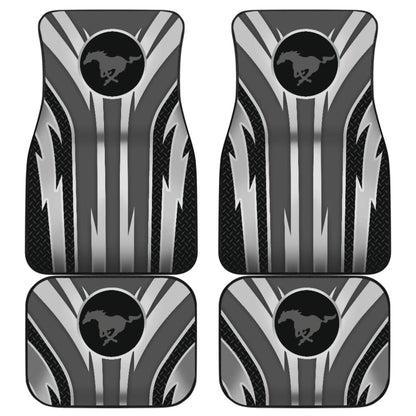 Grey Mustang Car Floor Mats 210501 - YourCarButBetter