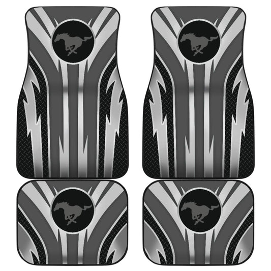 Grey Mustang Car Floor Mats 210501 - YourCarButBetter