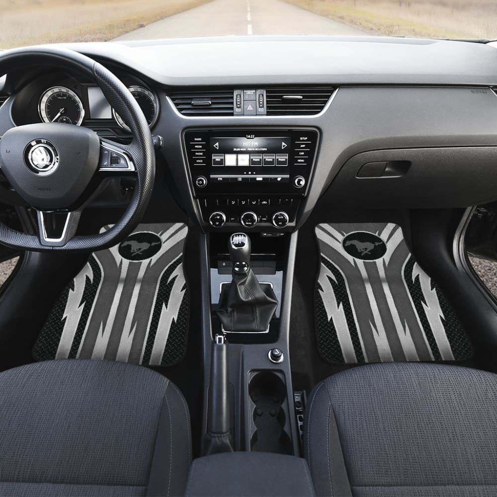 Grey Mustang Car Floor Mats 210501 - YourCarButBetter