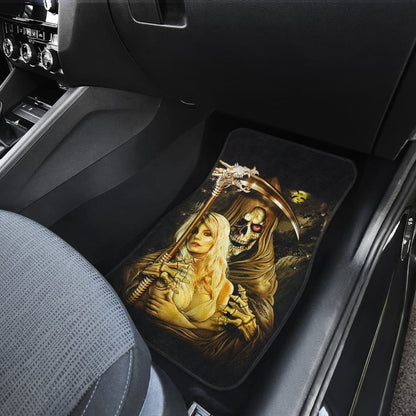 Grim Reaper And Girl Car Accessories Car Floor Mats 210603 - YourCarButBetter