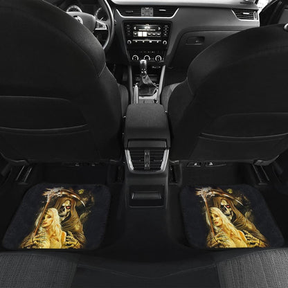Grim Reaper And Girl Car Accessories Car Floor Mats 210603 - YourCarButBetter