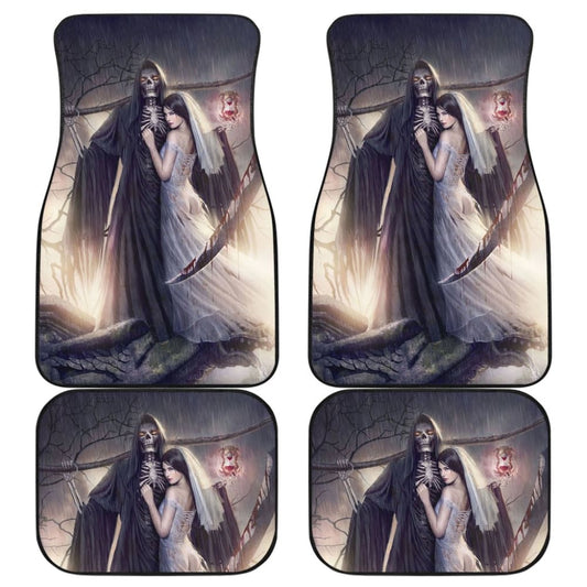 Grim Reaper And Girl Car Floor Mats 210603 - YourCarButBetter