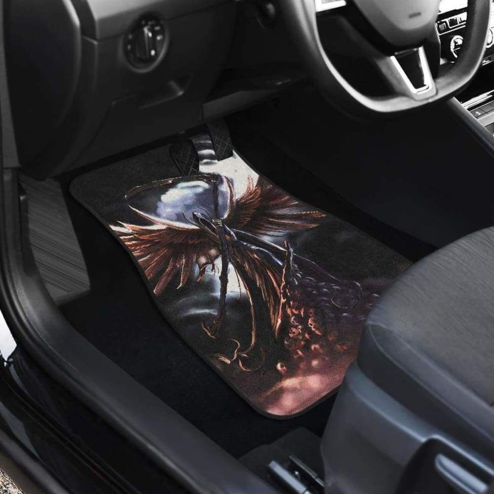 Grim Reaper Art Car Floor Mats Amazing Gift Ideas 213101 - YourCarButBetter