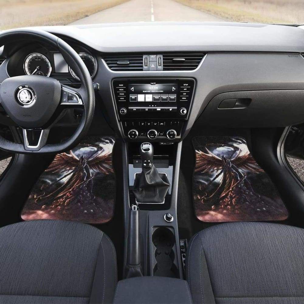 Grim Reaper Art Car Floor Mats Amazing Gift Ideas 213101 - YourCarButBetter