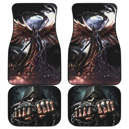 Grim Reaper Art Car Floor Mats Amazing Gift Ideas 213101 - YourCarButBetter