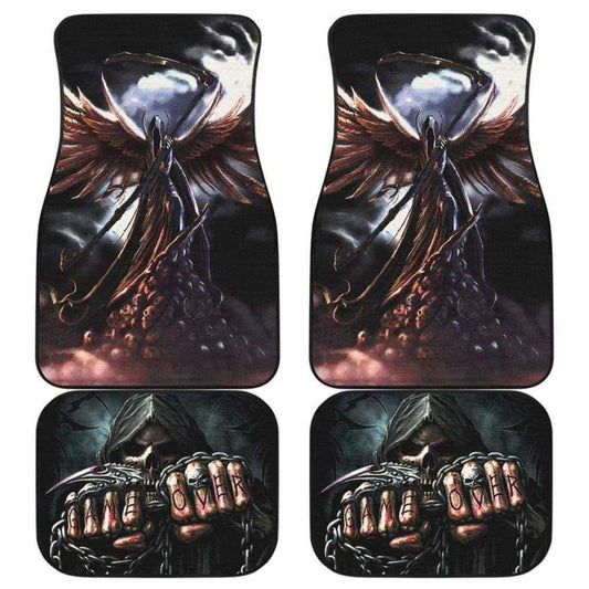 Grim Reaper Art Car Floor Mats Amazing Gift Ideas 213101 - YourCarButBetter