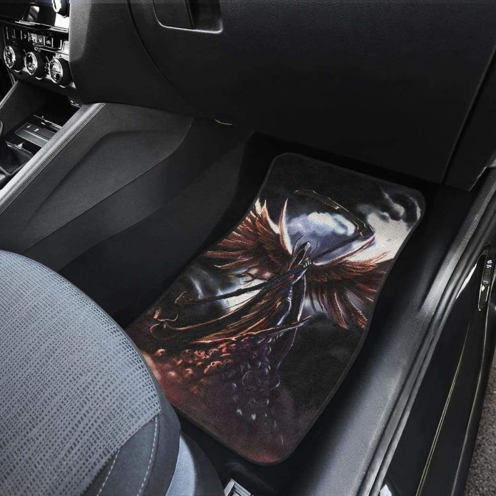 Grim Reaper Art Car Floor Mats Amazing Gift Ideas 213101 - YourCarButBetter